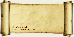 Jakov Dunjić vizit kartica